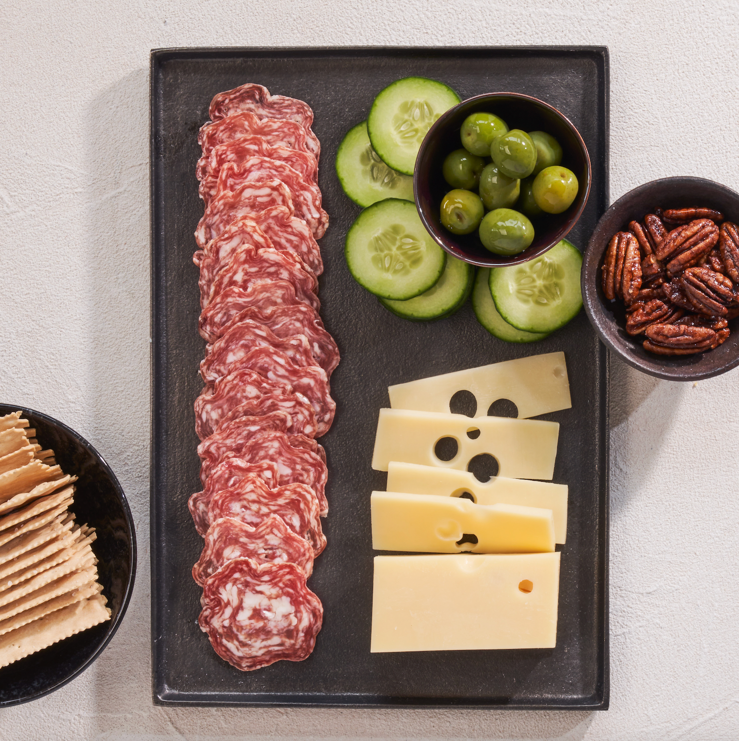 Charlito's Cocina – wholesale Salami – Campo Seco - Slow Cured Sea Salt and Pork Salami  Pre-Sliced6