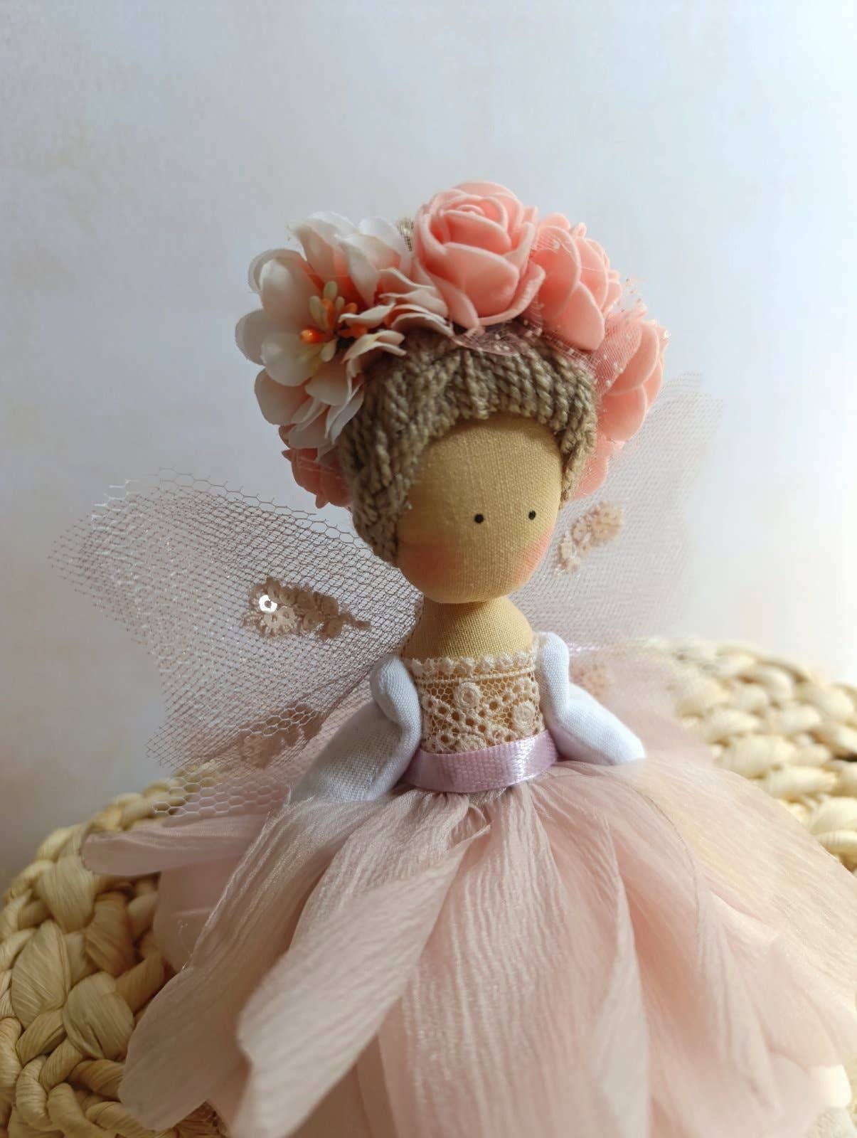 ChernikovaNataliya - Wholesale Pop - Kinderen - Handgemaakte Feeënballerina Pop – 20 cm (7,9 in)7