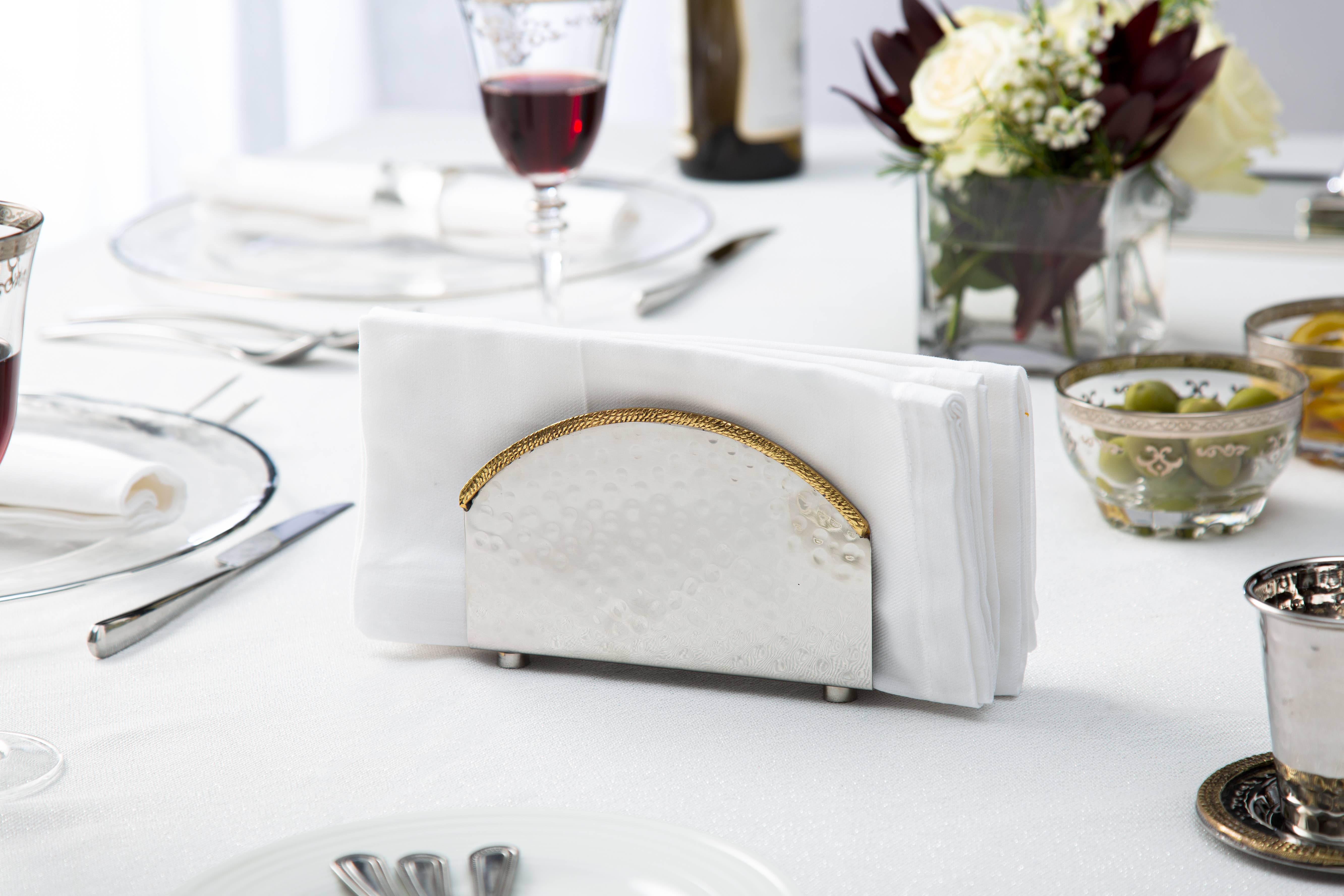 CLASSIC TOUCH DECOR INC. - Wholesale Napkin Holder - Napkin Holder - Gold/ Nickel