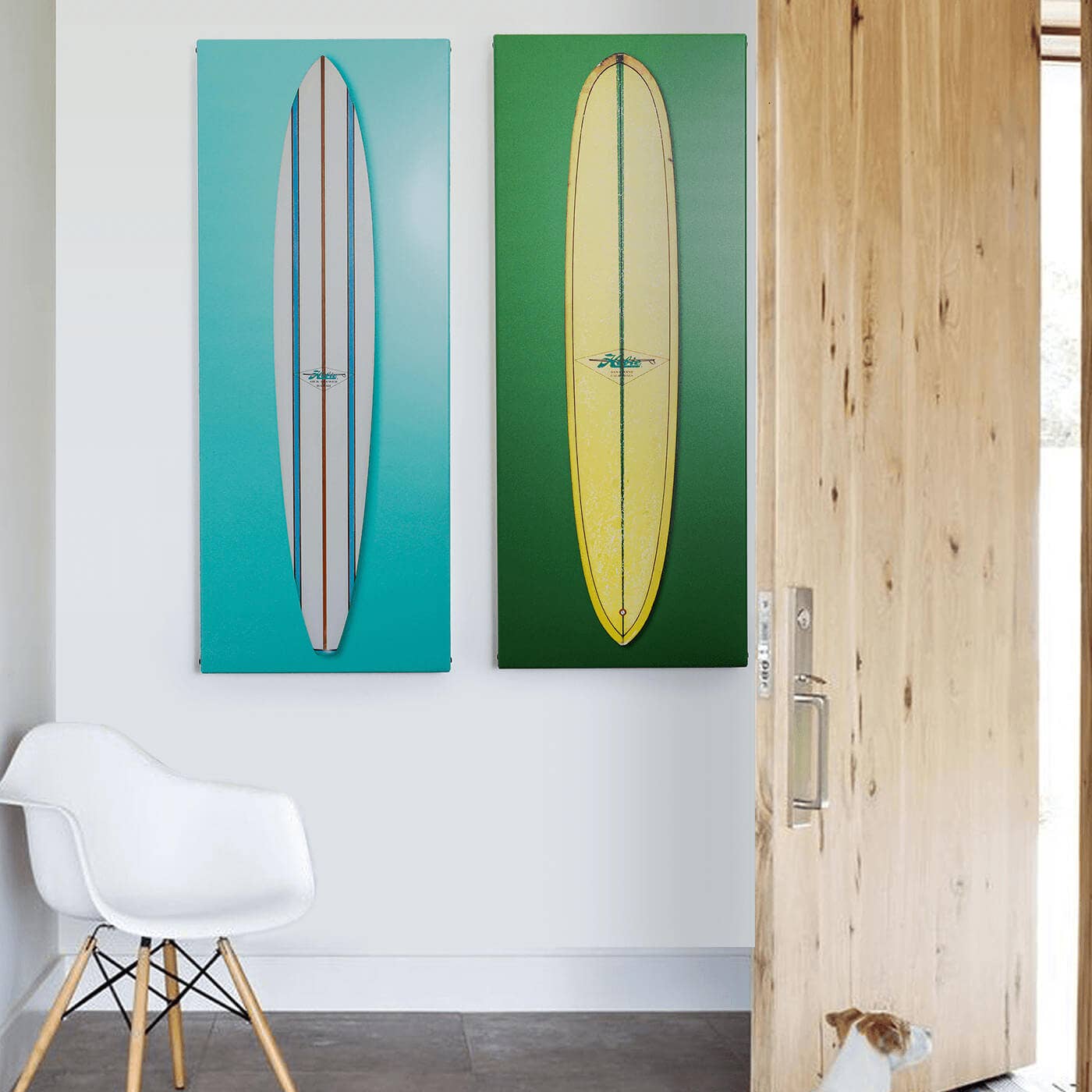 Old Wood Signs - Venta al por mayor Ilustración - 1964 Hobie Pin Tail - Arte de Pared de Tabla de Surf1