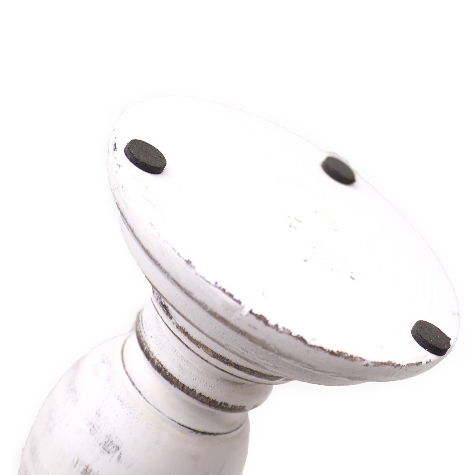 Ancient Wisdom – wholesale Candle holder – Classic Candle Stand - Whitewash -  23x10cm - Small3