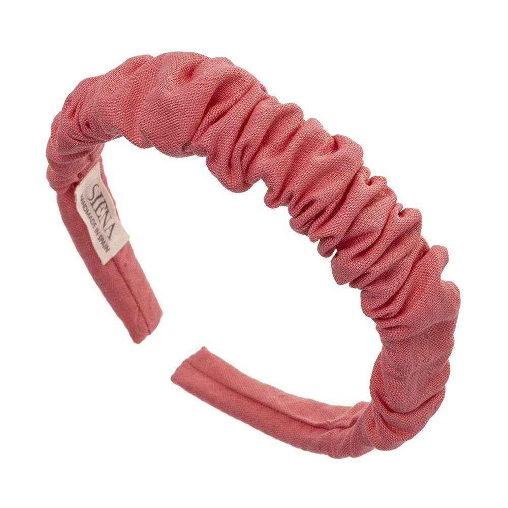 Siena Hair Accessories – Bandana - Mulher por atacado – Turbante de linho franzido feito à mão5