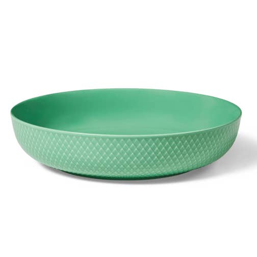 Lyngby Porcelæn - Rhombe Color - 11.3" Serving Dish - Green for wholesale by Danish Design Collective