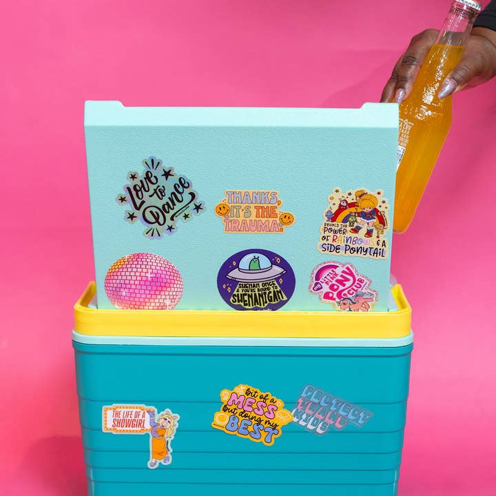 NatterDoodle – Engroshandel Klistermærke – Tak Det er traumaklistermærket – Stor vinyl vandtæt2