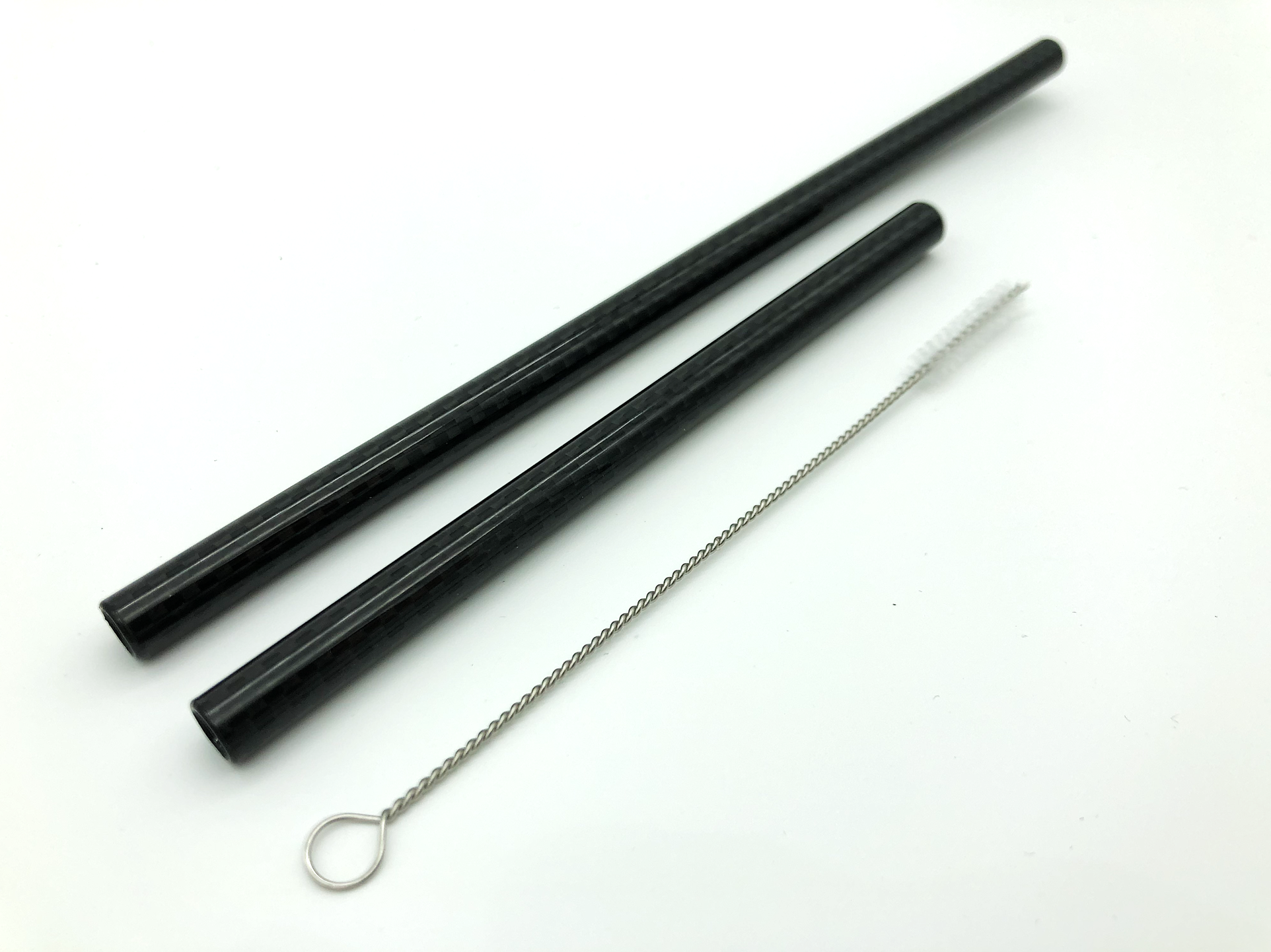 Lustir – Palhinha por atacado – Canudos reutilizáveis de fibra de carbono - pacote com 23