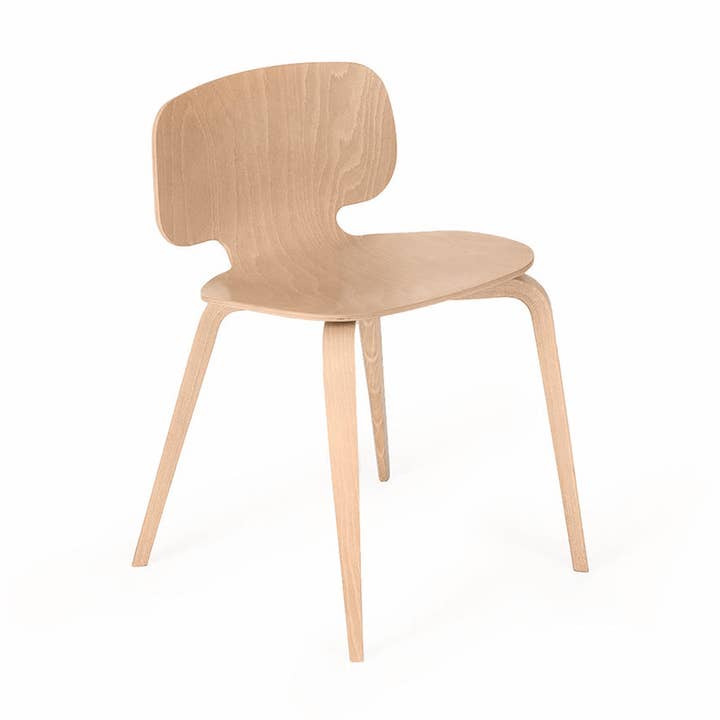 The x Margaux Keller Mini H10 Kinderstuhl – Buche für den Großhandel von La Chaise francaise