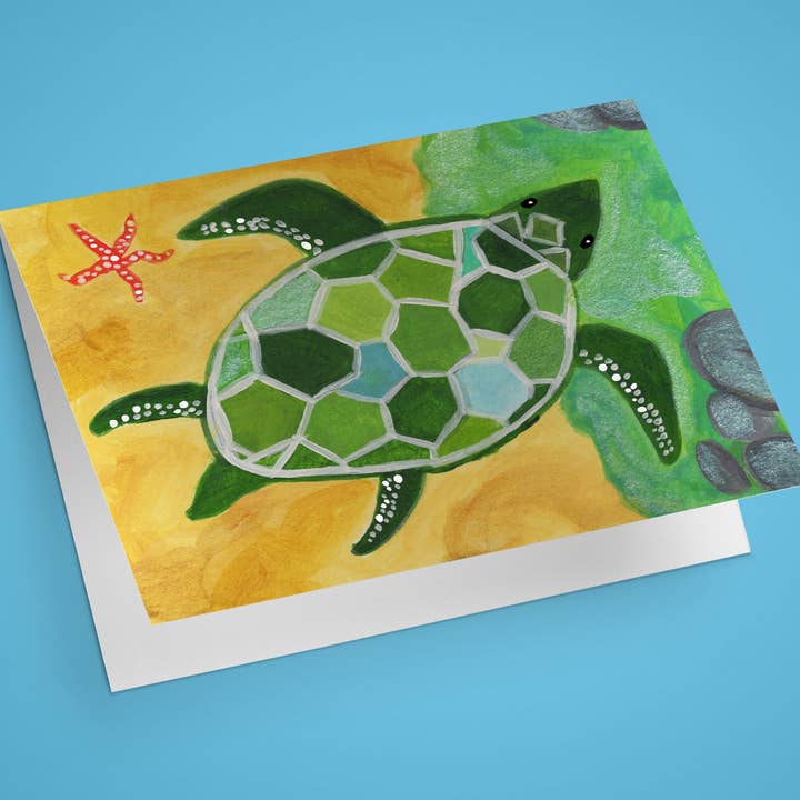 Meeresschildkröten-Karten für den Großhandel von Hana Firestone Illustration