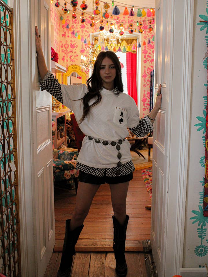 Summer Tees - Wholesale Screen Printed T-Shirt - Women's - HOW LUCKY ARE WE TEE3