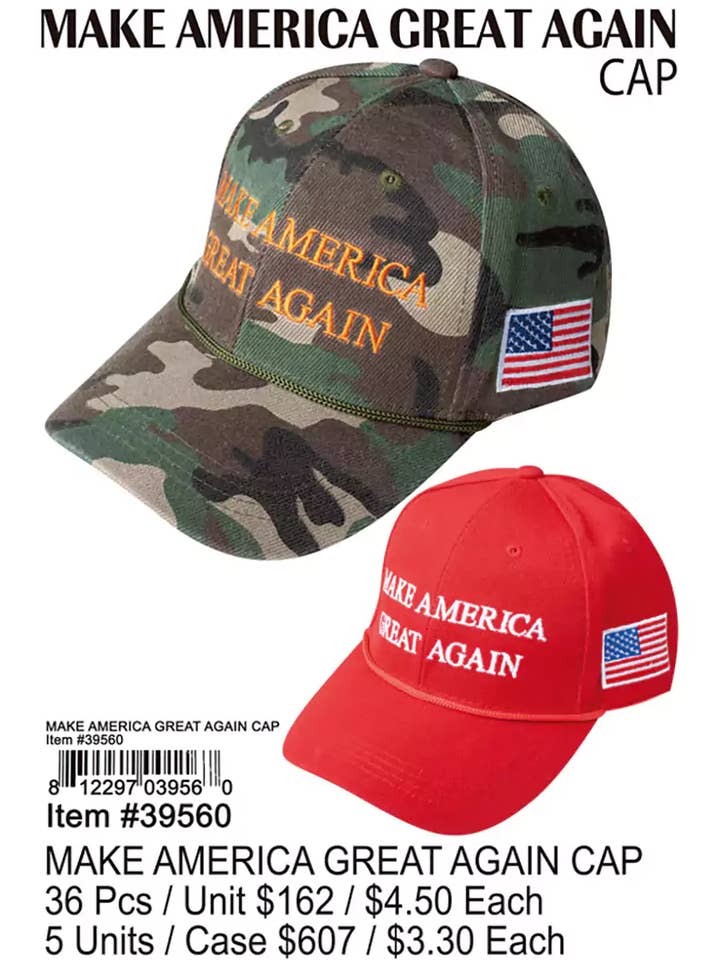 Trump hace que Estados Unidos vuelva a ser grande para venta al por mayor de Puka Creations