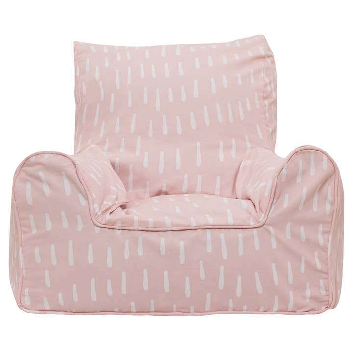 Housse de fauteuil Raindrops Bean - Rose pour la vente par Play Pouch USA