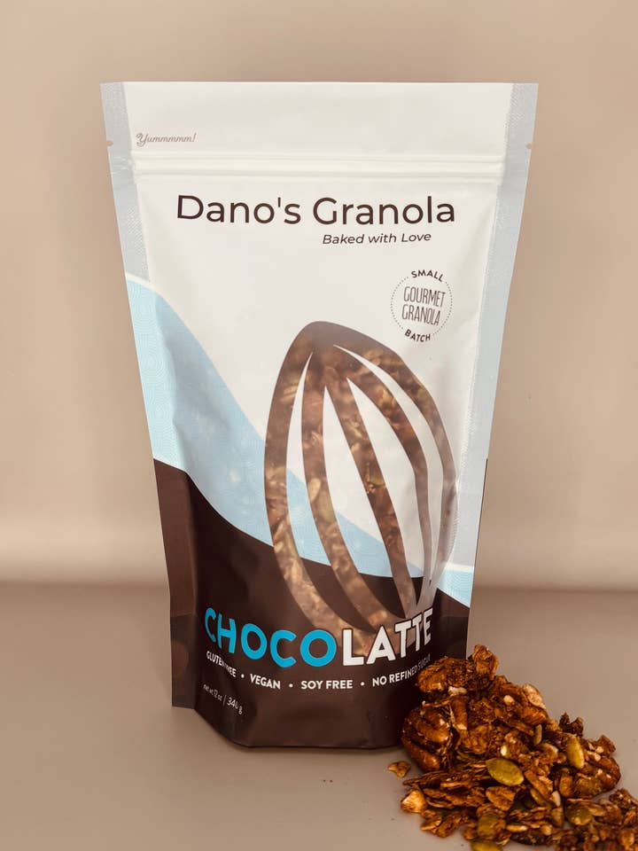 Chocolat Late pour la vente par Dano’s Granola