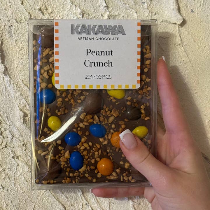 Kakawa Artisan Chocolate & Co Ltd - Wholesale Chocolate Bar - Peanut Crunch Bloc1