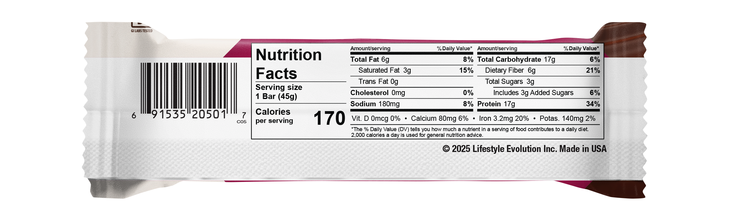 NuGo Nutrition - Wholesale Snack Bar - NuGo Slim Raspberry Truffle Protein Bar3