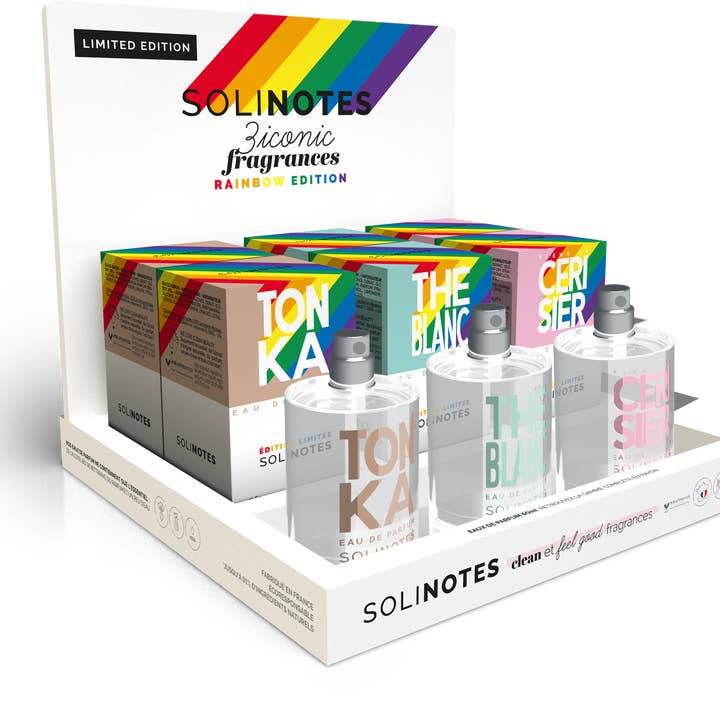 Limited Rainbow Collection Bundle - DISPLAY ONLY for wholesale by Solinotes (US Stores) - Distributed by Scents of Europe