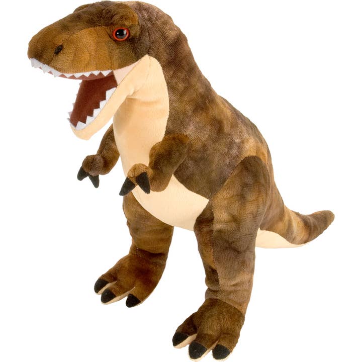 Dinosauria-Mini T-Rex Stuffed Animal 10" for wholesale by Wild Republic