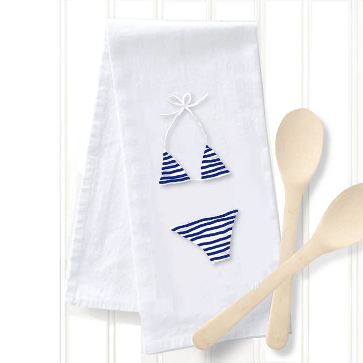 Torchon - Bikini Rayé pour la vente par Peachy Pendants