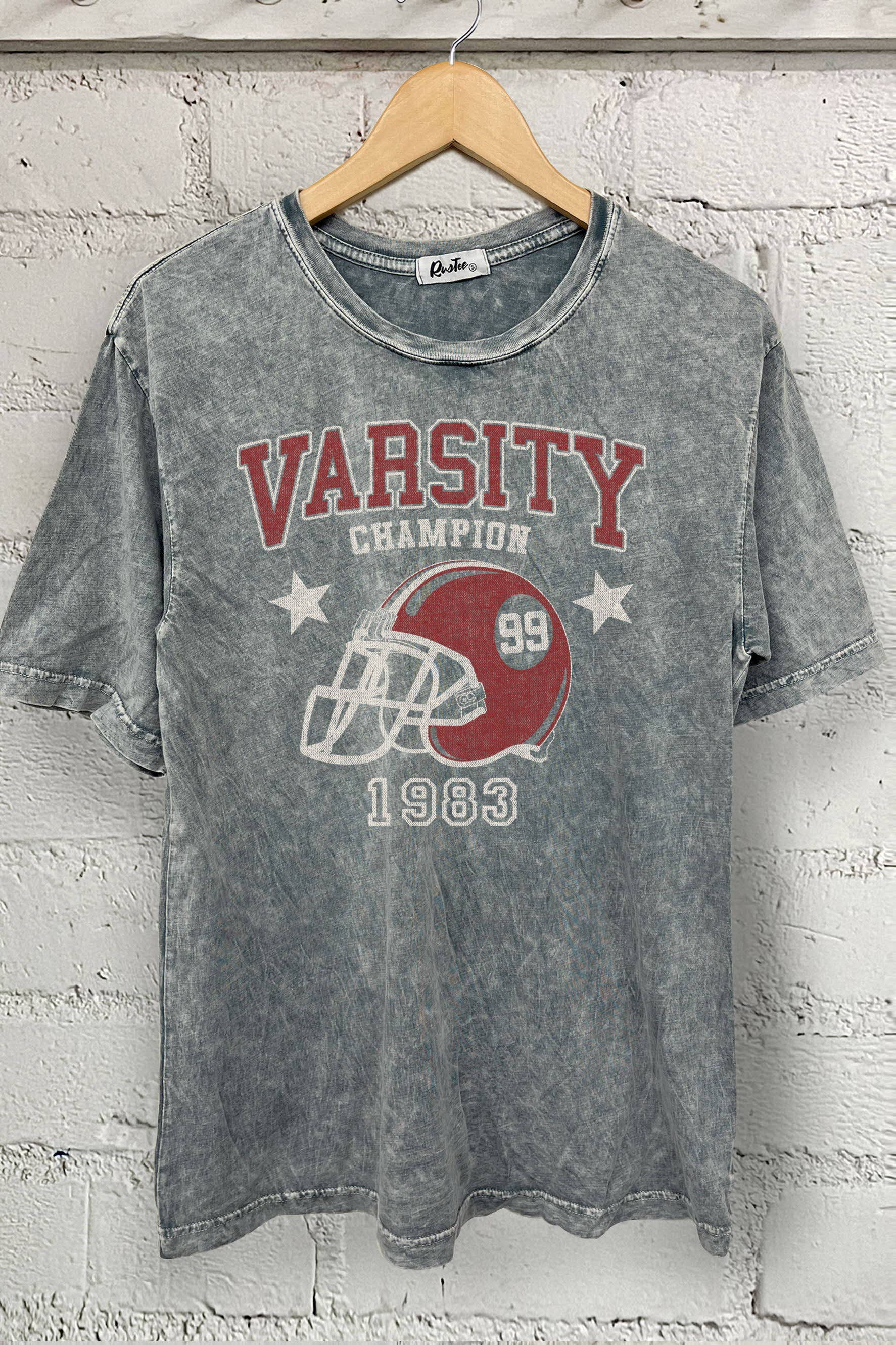 Rustee Clothing - Vente T-shirt sérigraphié – femme - CHAMPION UNIVERSITAIRE1