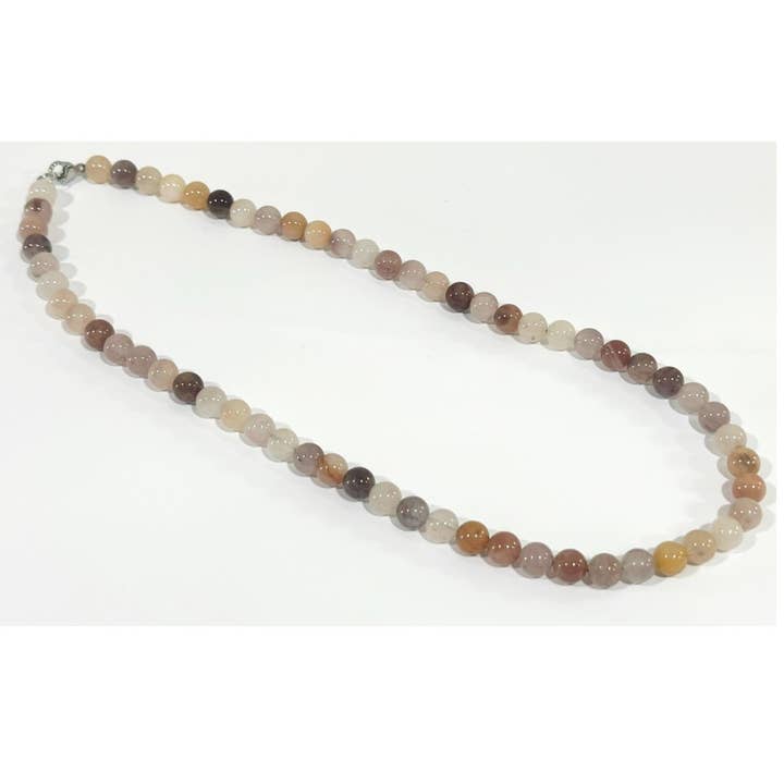 Collar de jaspe violeta con piedras de cristal auténticas y auténticas para venta al por mayor de Wise Skies