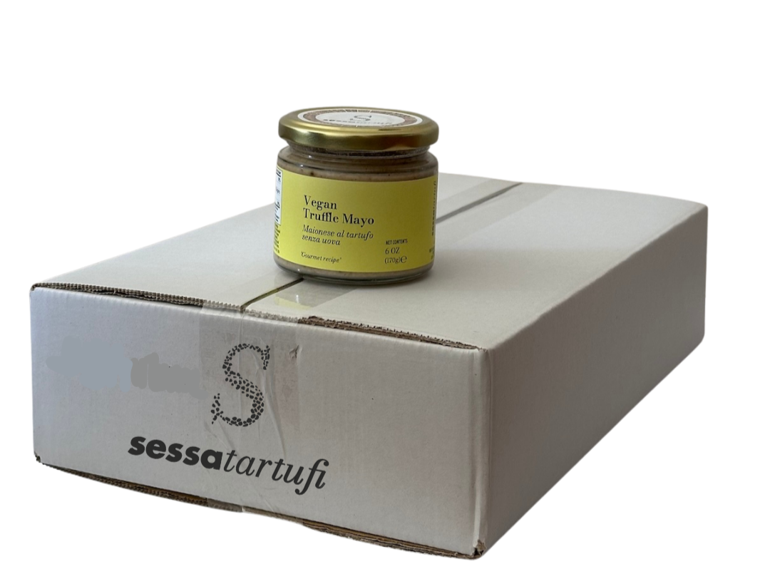 Naomi's Happy Place Shop - Wholesale Sauce - Vegan Truffle Mayo - Case of 12 Jars (6 oz. each)0