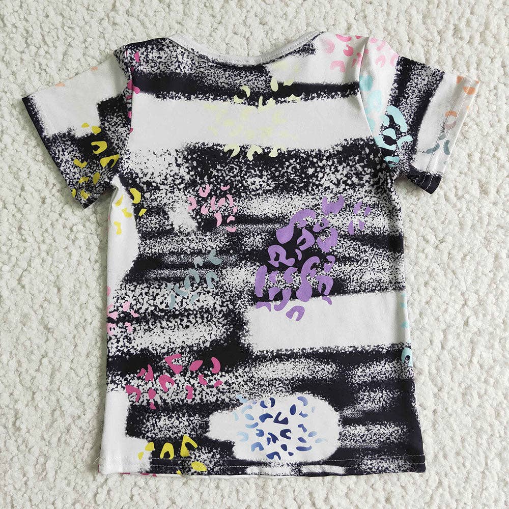 Aier Wholesale - Wholesale Mommy & Me Sets - Baby girls Mama and me tie dye short sleeve shirts(mommy and me)4