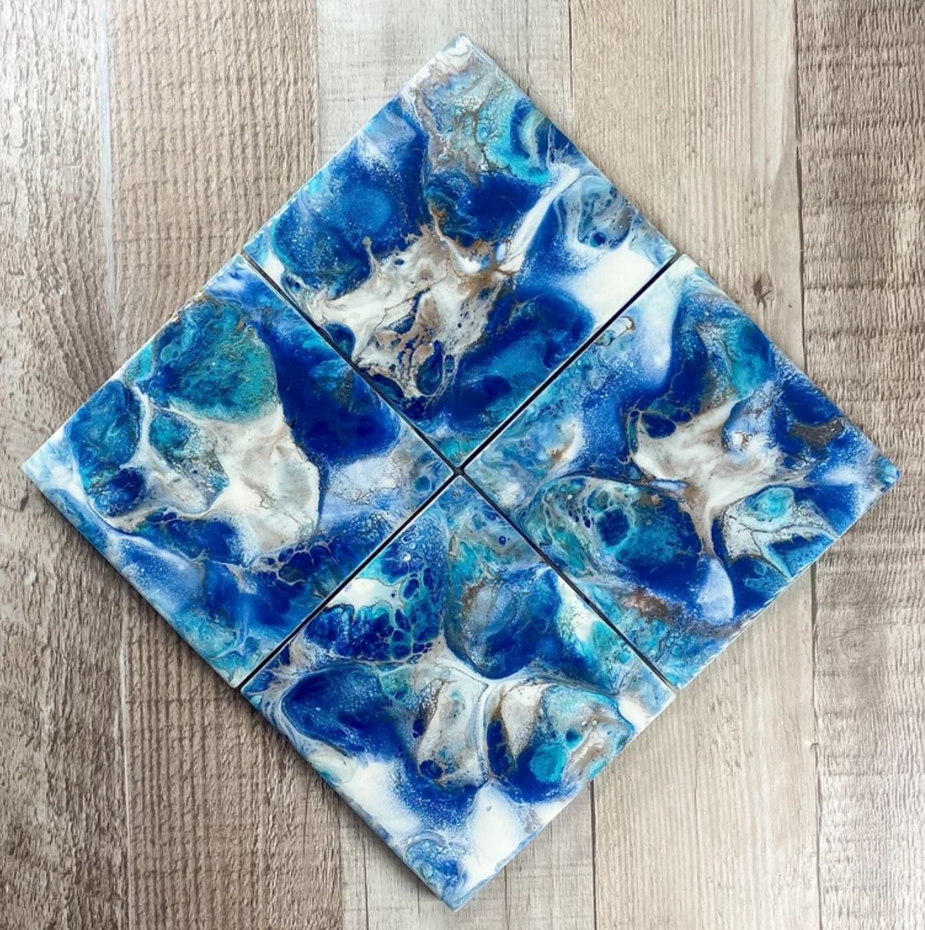 Coastal Coasters - Wholesale Coasters - Seaside Vibes | Handmade Drink Coaster Set1