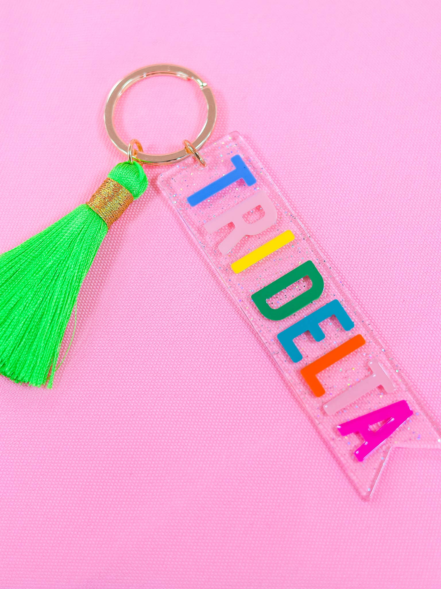Duo Threads - Wholesale Keychain - Women's - Tassel Sorority Key Fob33