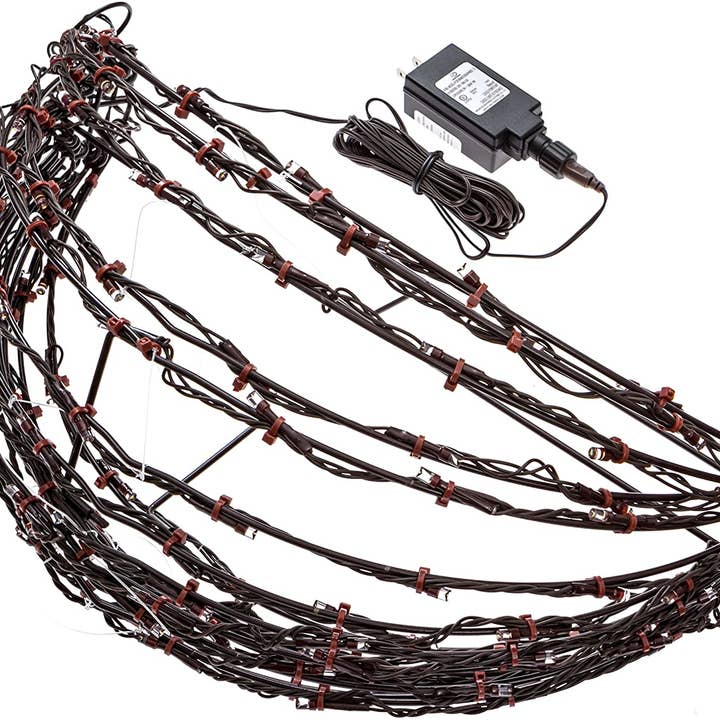 Elf Logic - Wholesale Versiering/decoratie voor buiten - Elf Logic 12" LED lichtebollen voor buiten (3 stuks) – hangende bolvormige boomverlichting2