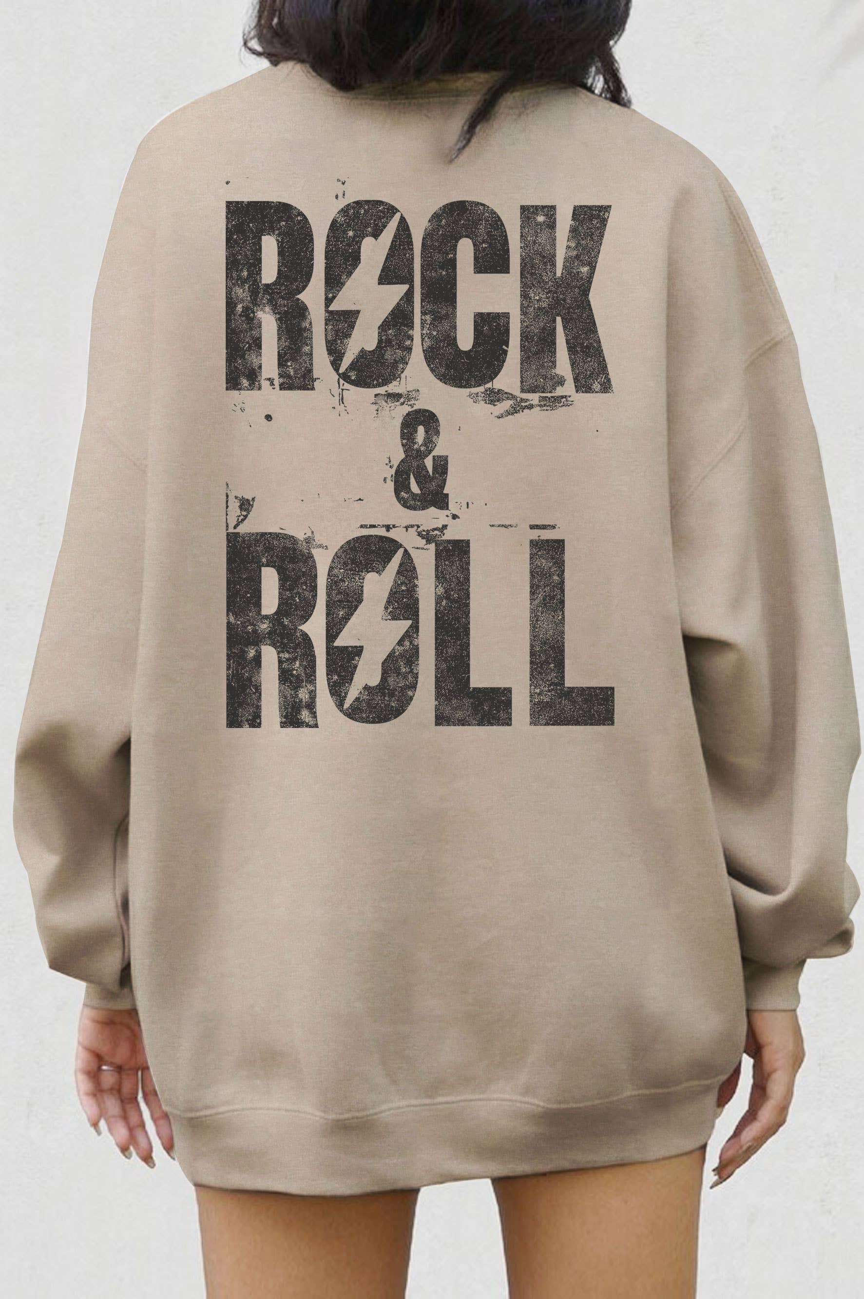 Rustee Clothing - Wholesale Graphic Sweatshirt - Women's - ROCK AND ROLL OVERSIZE GRAPHIC TERRY SWEATSHIRTS4