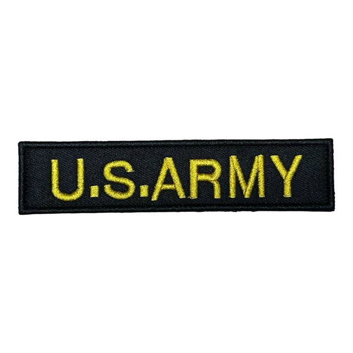 Besticktes Klettband-Patch US ARMY, 13 x 3 cm für den Großhandel von Beclosetoyou