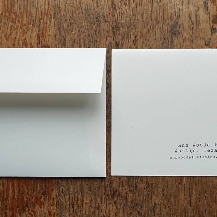 Ann Woodall Studios - Wholesale Everyday Greeting Card - Green Mesquite1