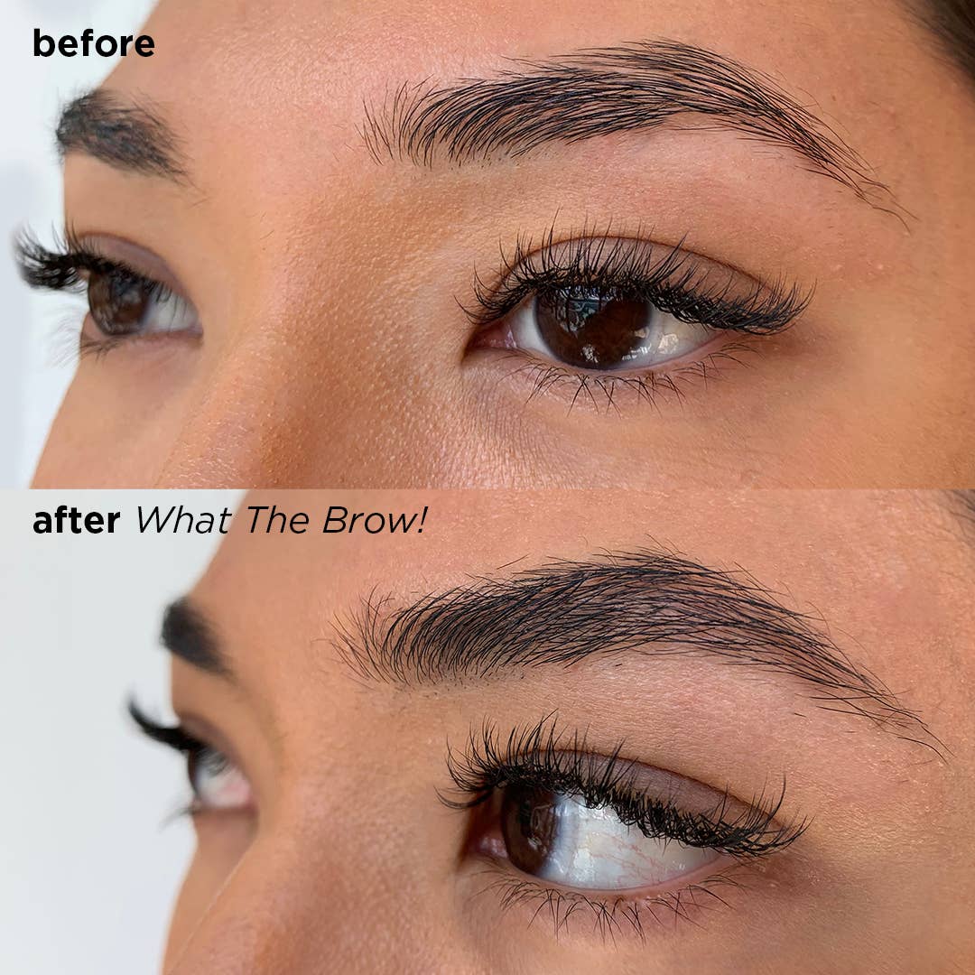 Transparent WHAT THE BROW! EYEBROW & LASH GROWTH SERUM for wholesale on Faire6