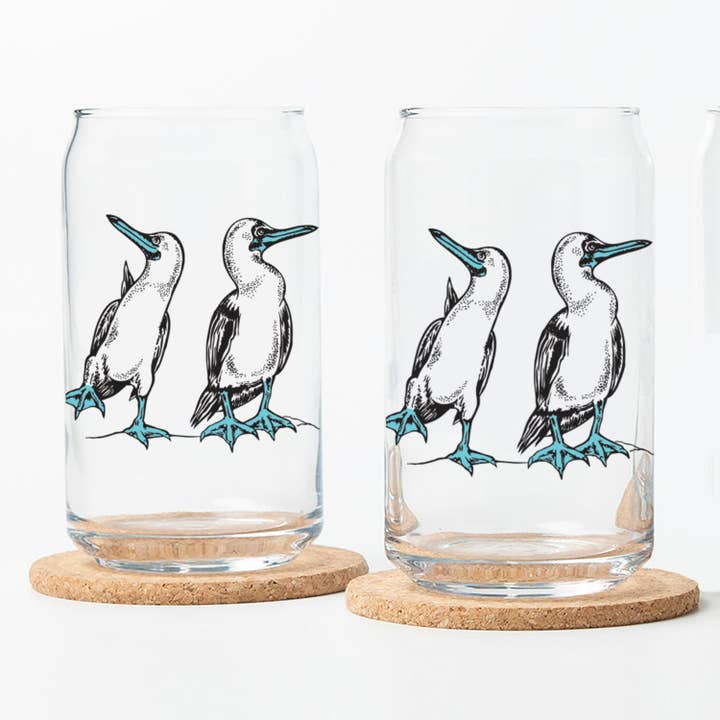Blauwvoetgent Bierblikglas - Grappige Cadeaus voor wholesale door Counter Couture