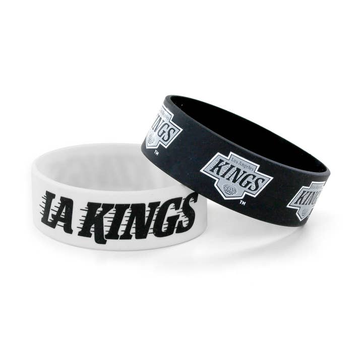 Bracelet large des Kings de Los Angeles de la LNH, paquet de 2 pour la vente par Aminco USA