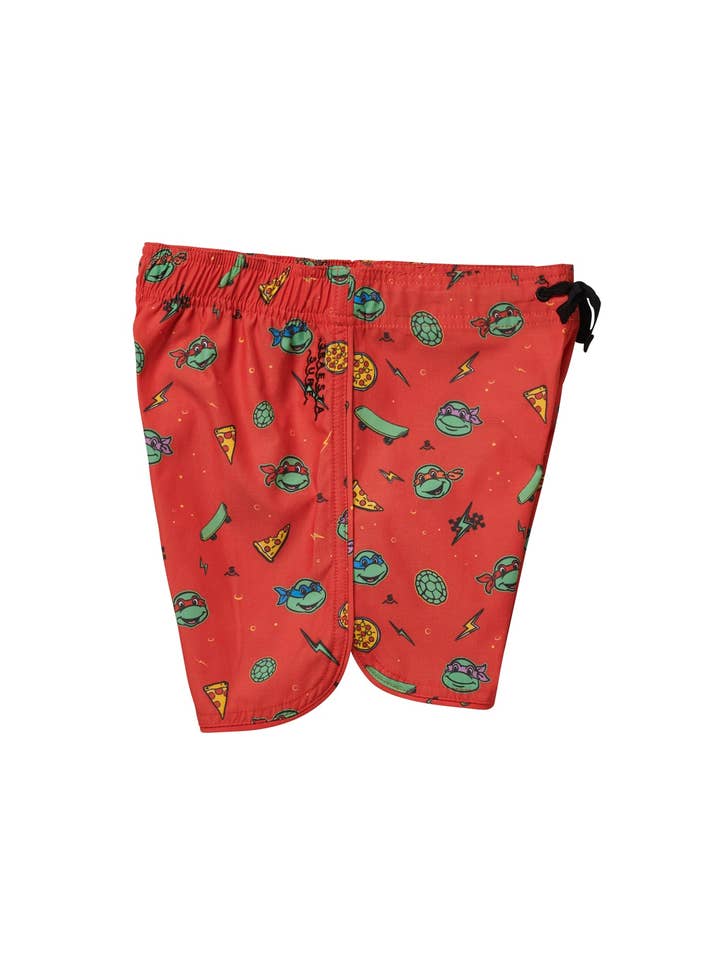 Seaesta Surf – wholesale Badshorts - Herr – Seaesta Surf x Teenage Mutant Ninja Turtles® Turtle Power Boardshorts / Raph Röd