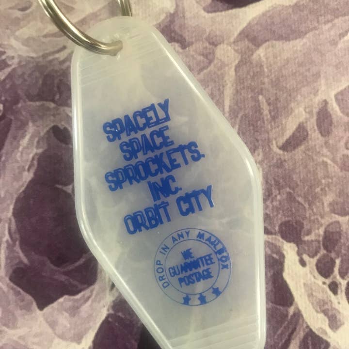 Motel Schlüsselanhänger - Spacely Space Kettenräder (Die Jetsons) für den Großhandel von The 3 Sisters Design Co.