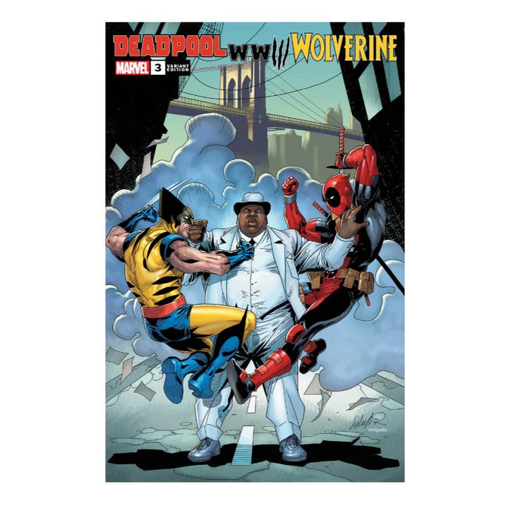 Biggie: Deadpool & Wolverine WWIII #3 Notorious B.I.G. Comic Book for wholesale by National Hip-Hop Museum
