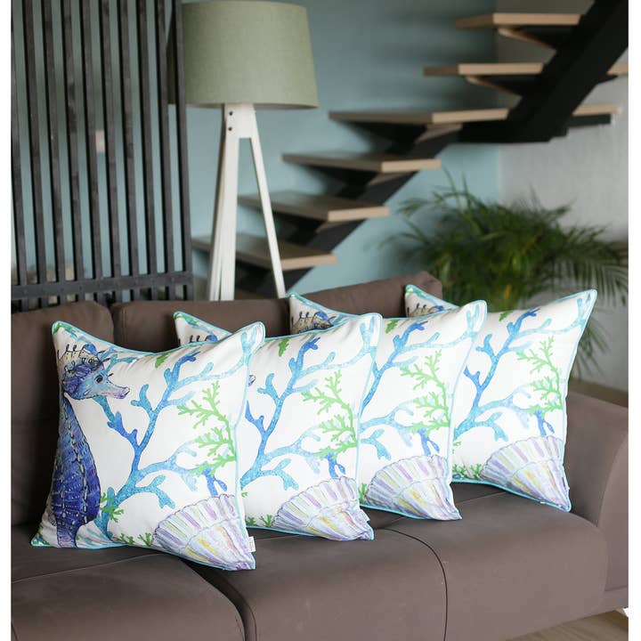 Marine Throw Pillow Cover (Set of 4) for wholesale by MIKE & Co. NEW YORK