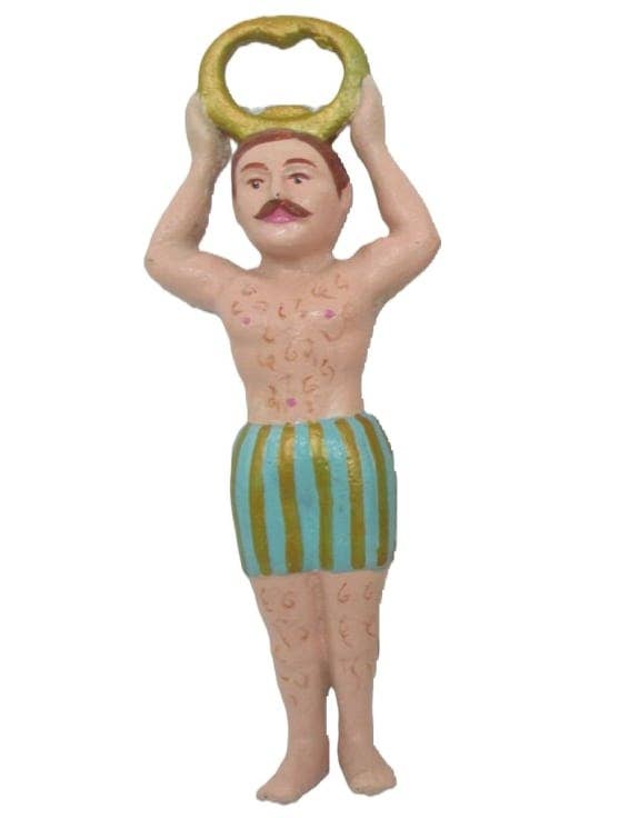 McGowan & Rutherford Ltd – wholesale Bottle/wine opener – Cast Iron Retro Swimmer Bottle Opener