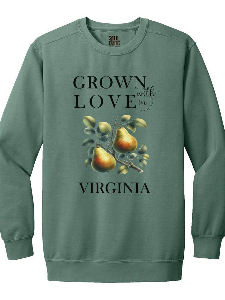 Virginia Birnen Sweatshirt für den Großhandel von Soil Comforts