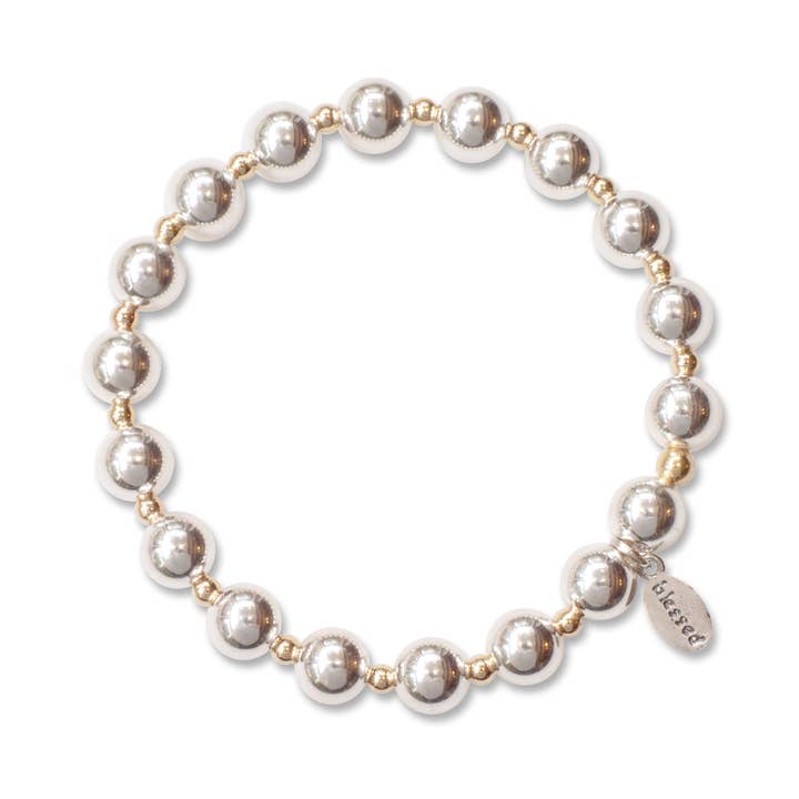 Made as Intended – Pulseira de missangas por atacado – Conte suas bênçãos em prata esterlina e ouro0