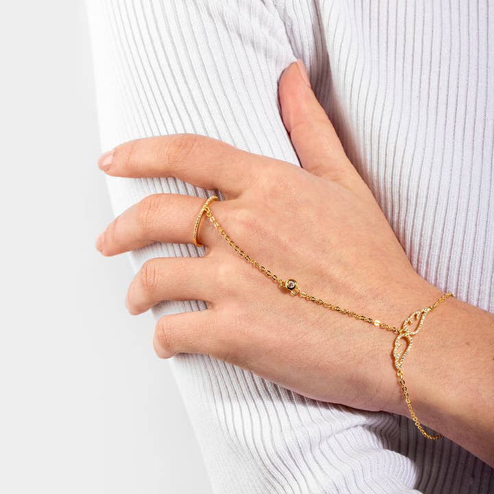 Guld Engel Wing armbånd Ring sæt for engroshandel på Faire