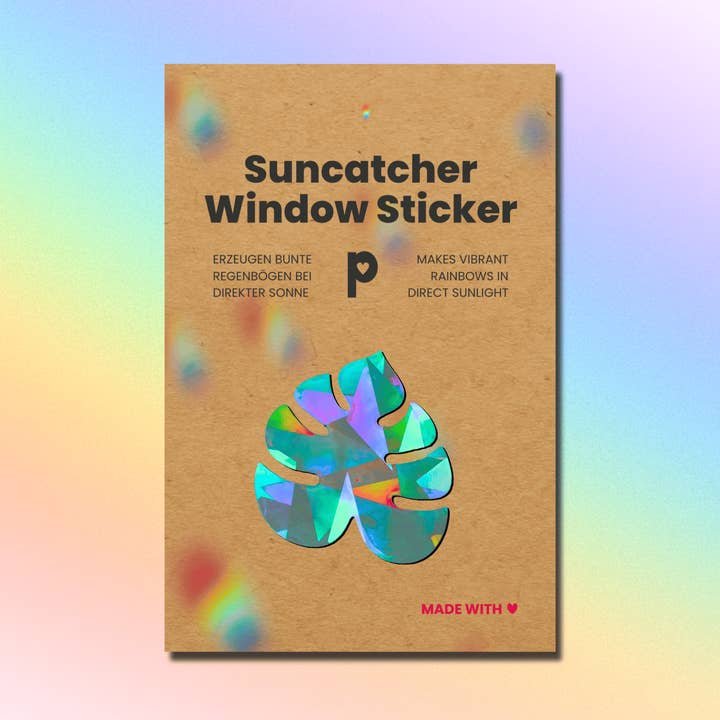 Solfanger Vinduesklistermærker - Monstera Blad for engroshandel hos Plottkowski