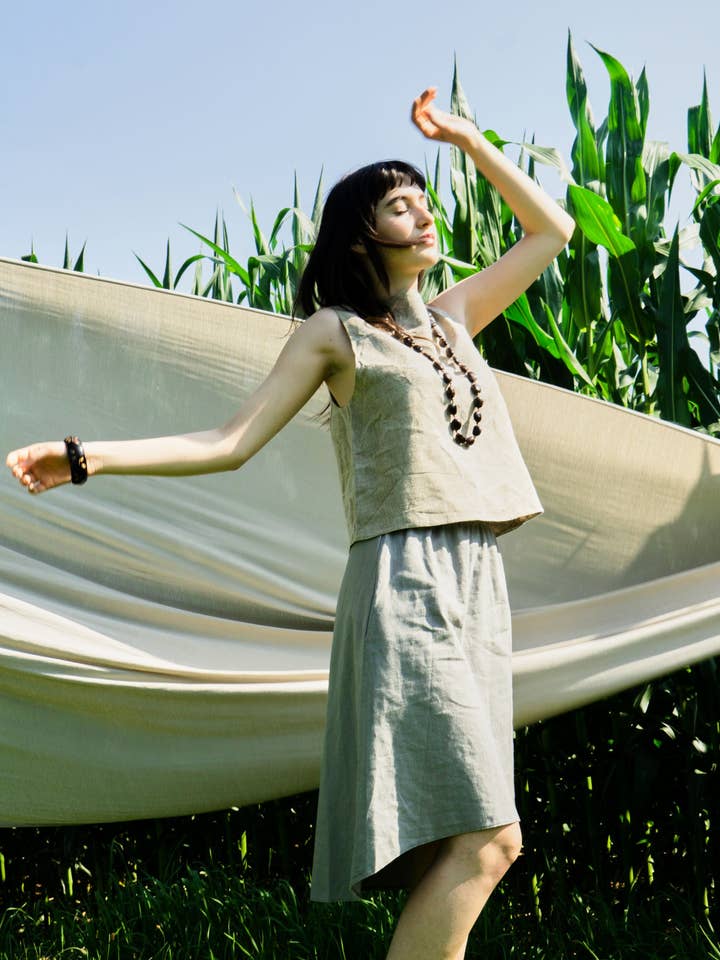 Rock Moon Bio-Leinen für den Großhandel von Unatura