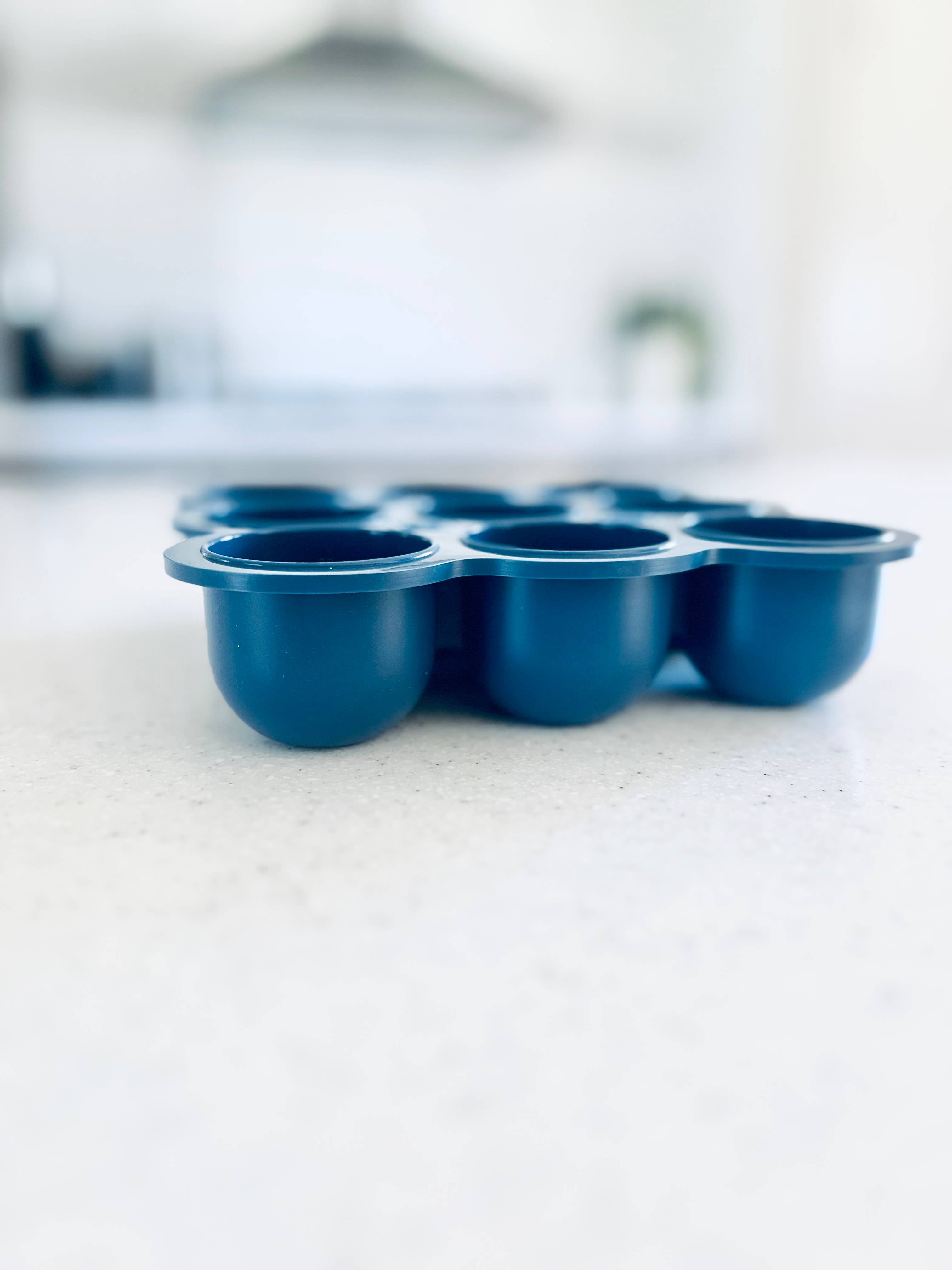 Cuddle Bug & Co - Wholesale Food storage container - Mini & Me Large Bake & Freeze Pods Blueberry1