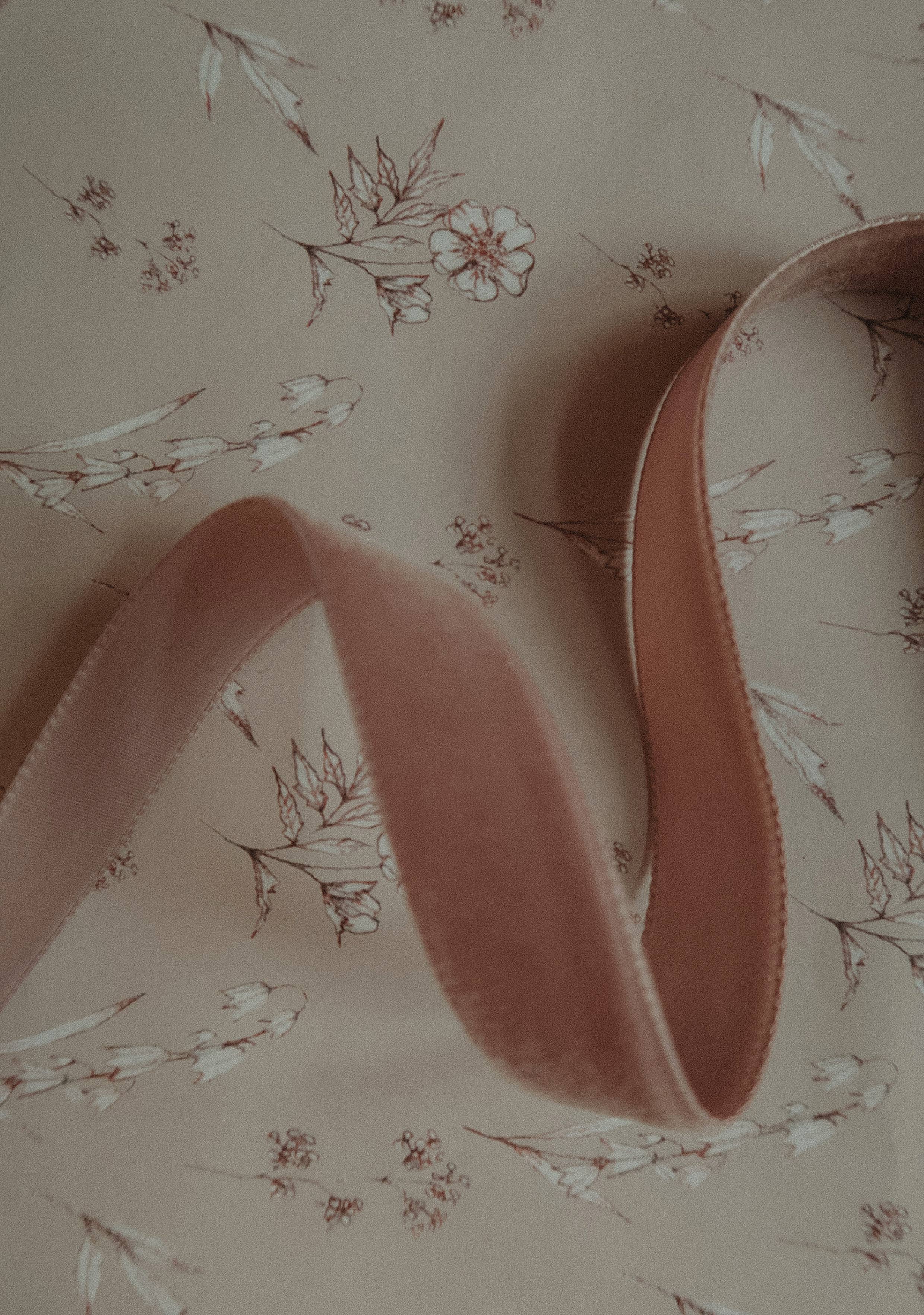 MyDesignPictures - Wholesale Ribbon – Gift wrapping - Velvet ribbon ROSE length 2,5m/width 16mm 1