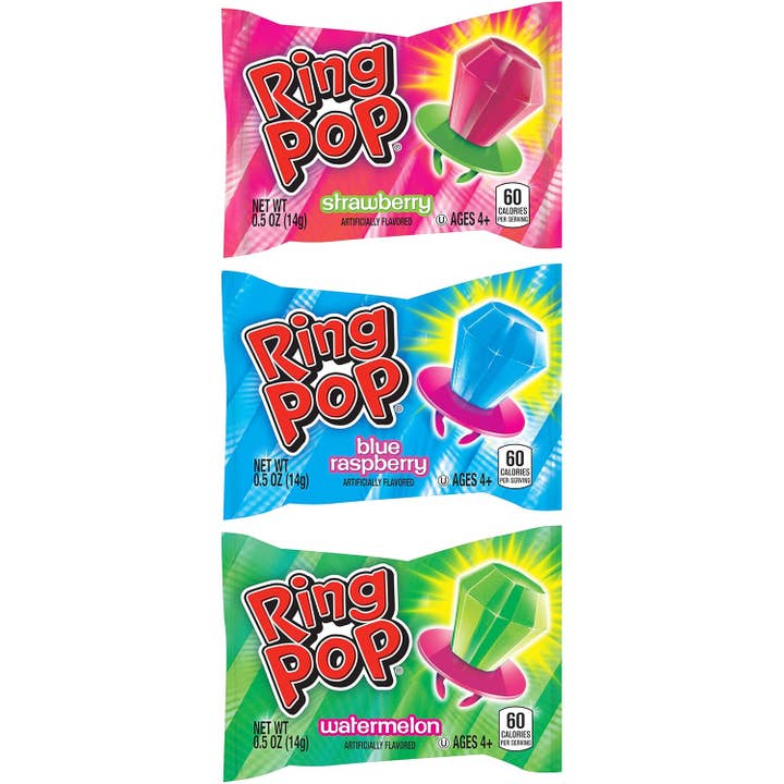 Innovarix – wholesale Klubba – Ring Lollipop Blandade fruktiga smaker - 3ct