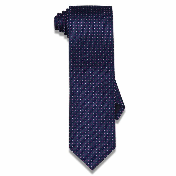 Shady Pink Blues Silk Tie for wholesale by Aristocrats Bows N Ties