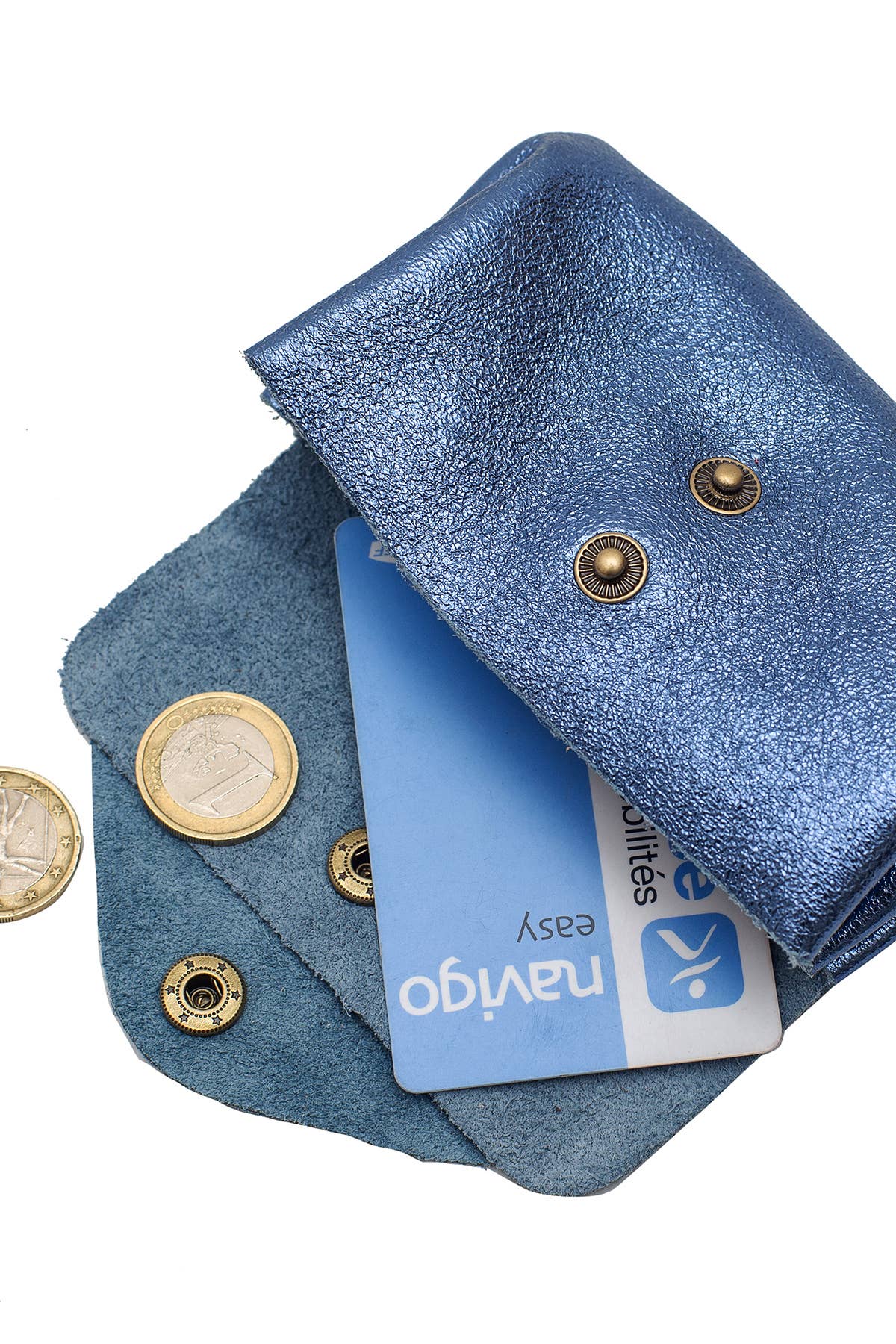 Cherry Paris – Carteira - Mulher por atacado – Pequenas peças de couro SUZIE METAL - 490354