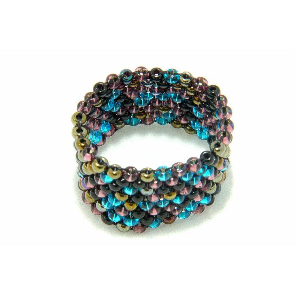 Lumily – wholesale Band/stacked ring – Tania Seed Bead Ring (Assorted) - Guatemala13