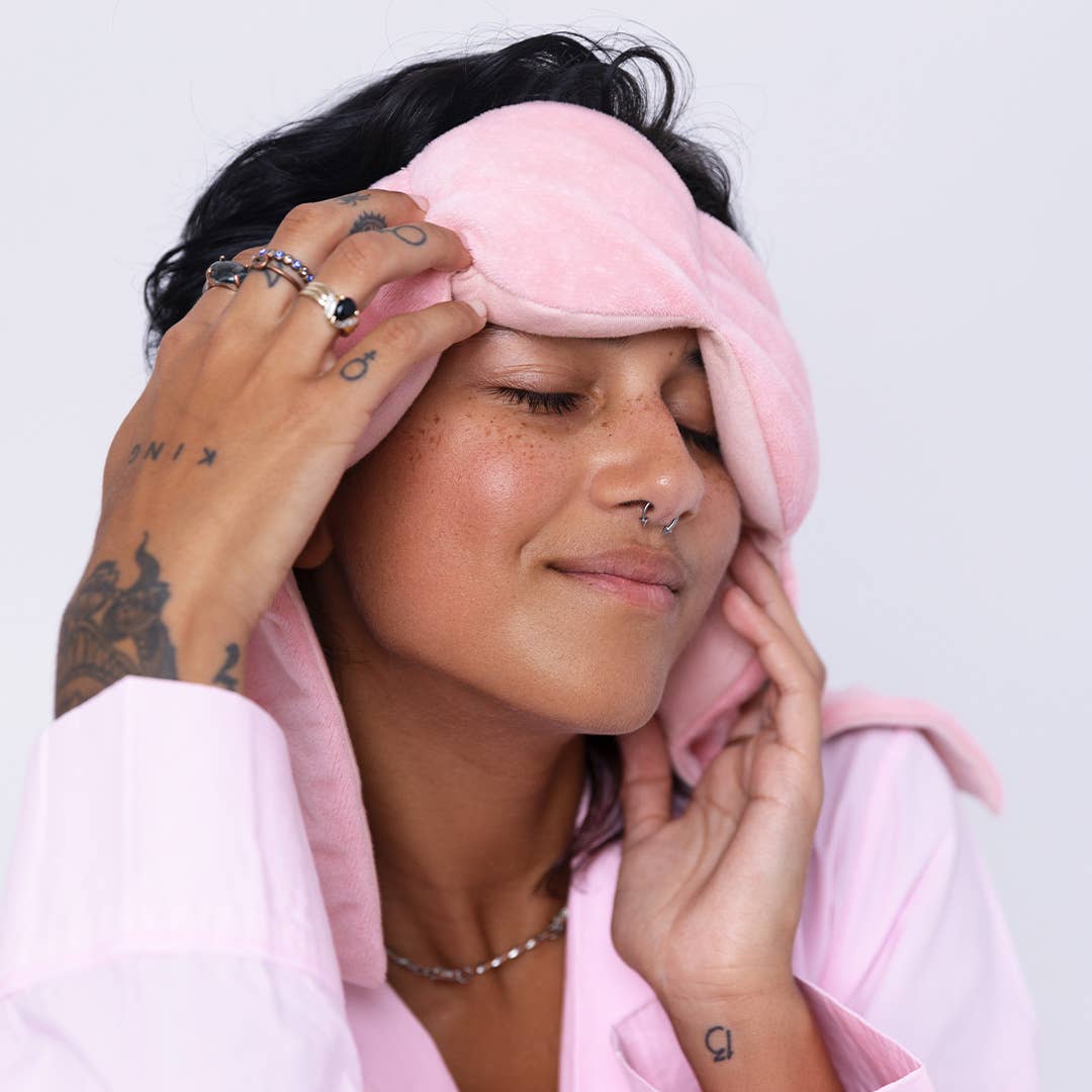 nodpod – wholesale Sleep/eye mask – Blush Weighted Sleep Mask - Eye Mask1